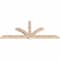 Ekena Millwork Redmond Smooth Timber Gable Bracket, Douglas Fir, 108"W x 45"H x 3 1/2"D x 5 1/2"F, 10/12 Pitch GBW108X45X0406RED00SDF - alternate 2